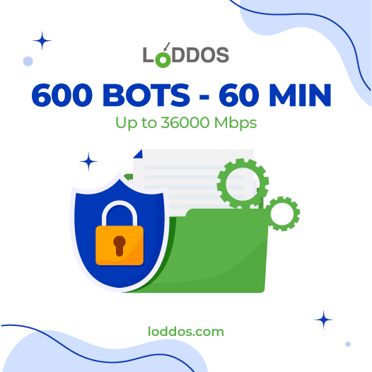 LoDDoS (600 bots - 60 mins - up to 36000 Mbps + Operator Support) Image